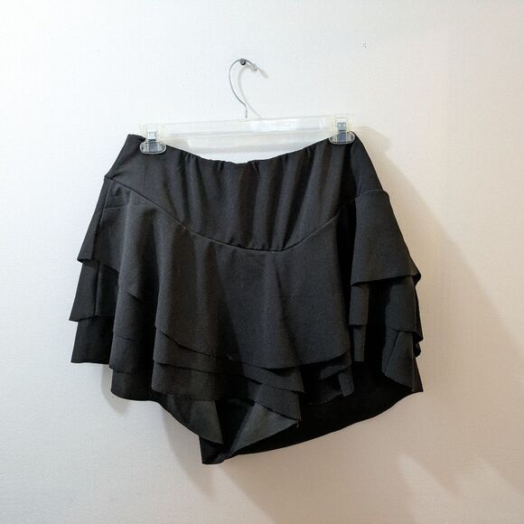 SHEIN Curve Black Skort, Elastic Waist, Women's 3X - Picture 1 of 12